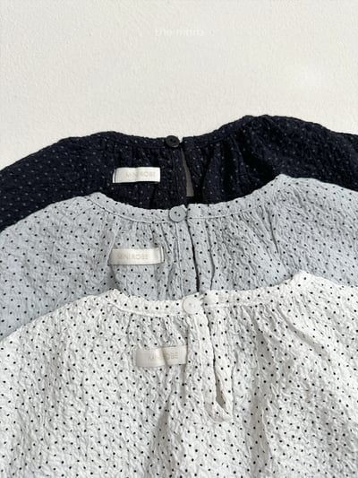 MiniRobe11｜(70-110) 抓皺無袖波點上衣3