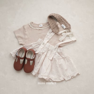 mimi market24 (75-90cm)  碎花吊帶半身裙6