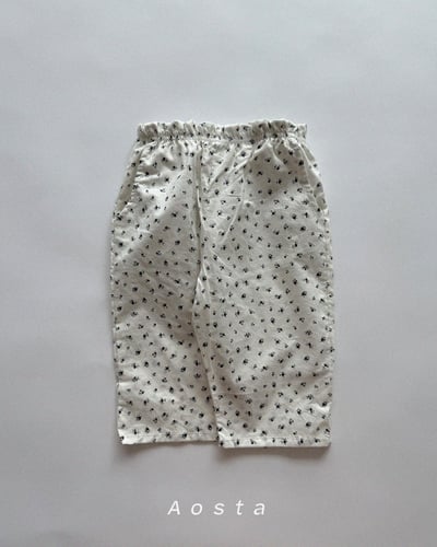 AOSTA37｜(6m-5y) 2款甜美小碎花長褲6