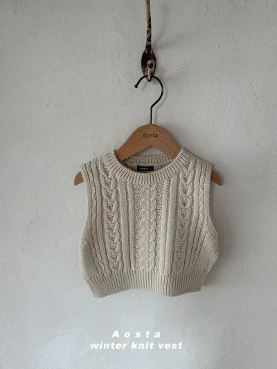 AOSTA13｜(1y-5y) 冬季針織背心3