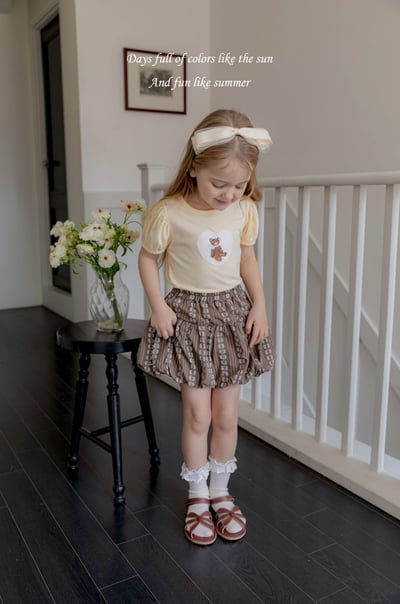 M-KIDS15｜(65-115cm) 愛心熊印花上衣10