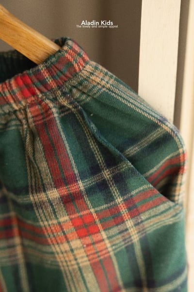 ALADIN24｜(mom-dad) 聖誕格紋家居套裝13