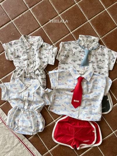 thelala20｜ (70-115) 滾邊logo短褲4