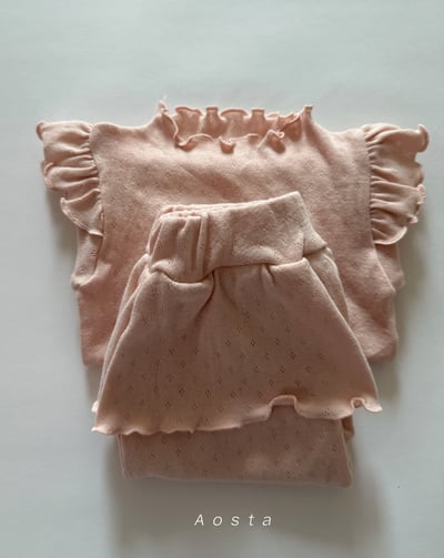 AOSTA29｜(6m-5y) 捲邊裙襬長褲17