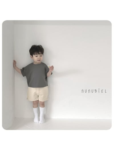 NUNU BIEL24｜(65-115cm) 素色棉質短褲14