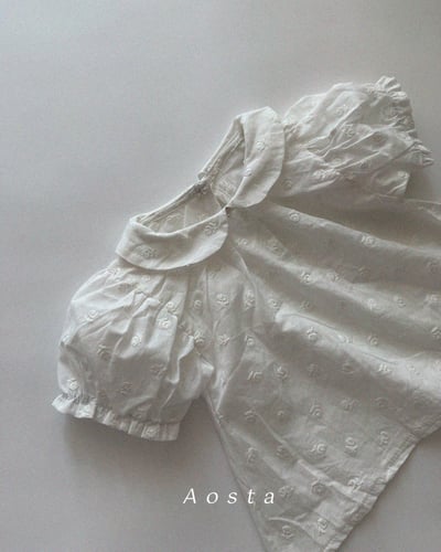 AOSTA58｜(6m-5y) 2款翻領泡泡袖上衣5