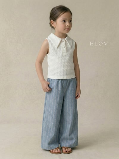 Mon petit21｜(73-118cm) 有領愛心鈕扣背心8