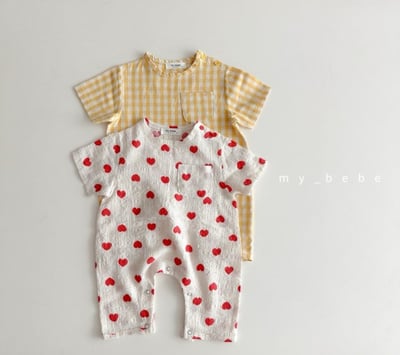 my_bebe16｜(58-72cm) 短袖連身包屁褲10