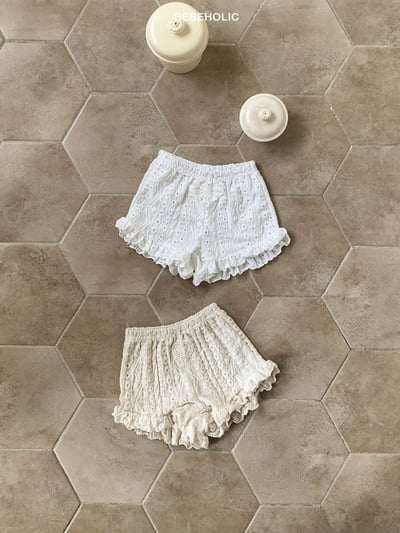 Bebe holic07｜(3m-18m) 可愛荷葉邊褲1