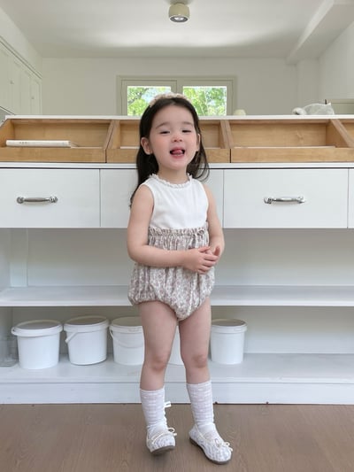 JE52｜(66-100cm) 無印花邊包屁衣/套裝24