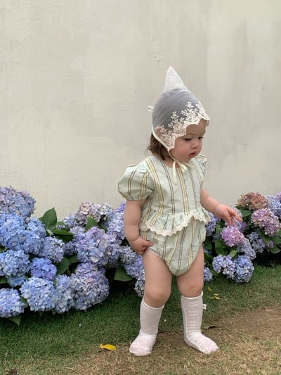 JE24｜(66-120cm) 森林條紋包屁衣/洋裝13