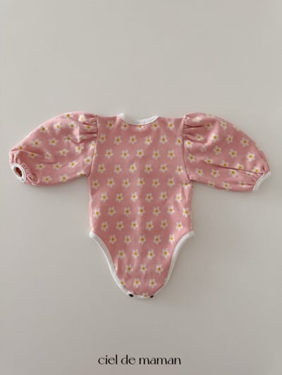 Cieldemaman｜(3-15m) 春天花朵包屁衣15