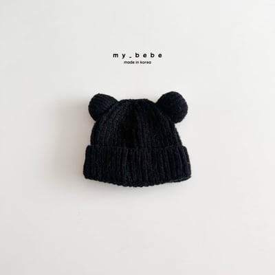 my_bebe36｜(12m~6y) 小熊反折毛帽7