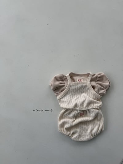 Bloom.b43｜(55cm-118cm) 派對小熊印花公主袖上衣6