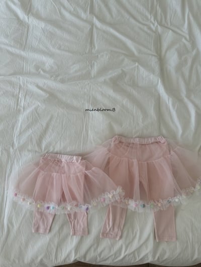 Bloom.b04｜(0m-7y) 小波點薄紗內搭褲裙4