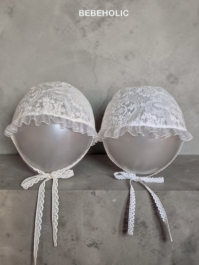 Bebe holic63｜(Free) 蕾絲漁夫綁帶帽1