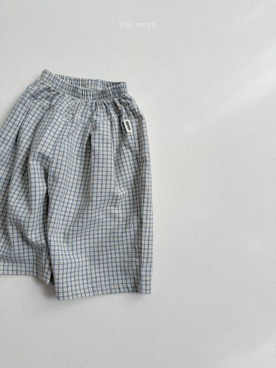 MiniRobe09｜(70-110) 格紋直筒長褲5