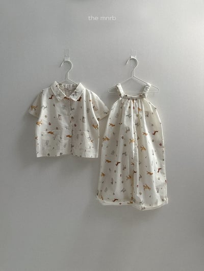 MiniRobe20｜(70-110) 印花口袋襯衫14