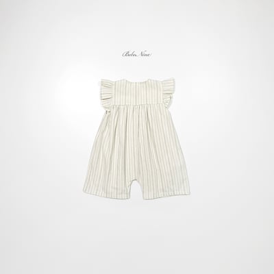 bebe nine32  (6m-24m) 2色簡約線條連身服4