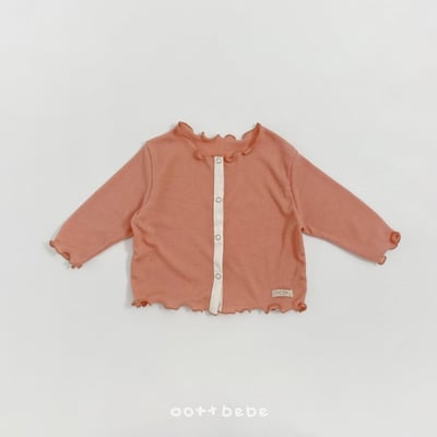 Oottbebe13｜(1y-7y )  木耳邊薄開衫外套5