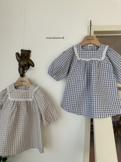 Bloom.b26｜(0m-7y) 經典格紋洋裝5