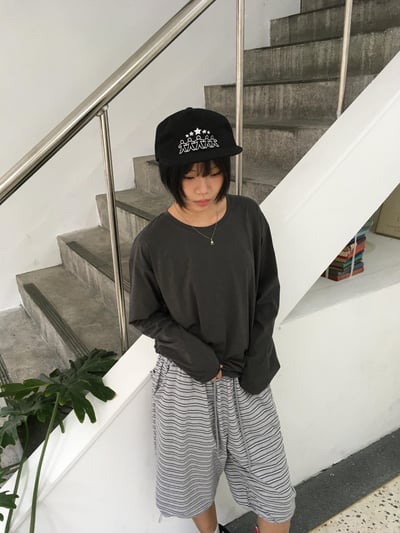 街頭風 五星 紙片人 高檔刺繡 藥盒帽 - 3C15