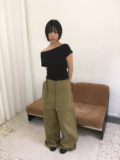 廢土風 可拆式 涼感棉料 街頭裙褲 - 2C15