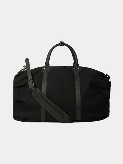 高質感 帆布皮革 大容量 旅行包 - 2C18