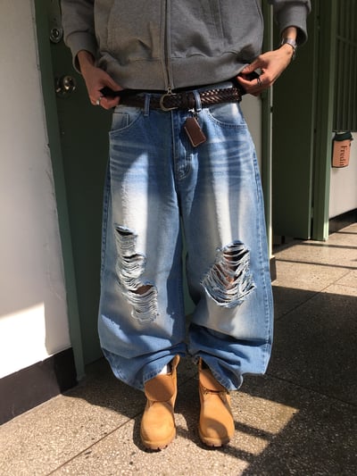 頂流社會 網狀皮革 鑰匙圈 皮帶 - 2C6