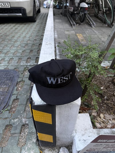 WEST 街頭高檔刺繡 復古帽 - 4C3