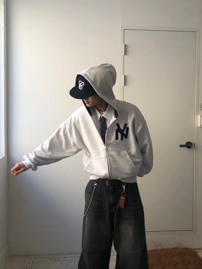 時尚紐約 歐美潮男 連帽短版外套 - 3C7