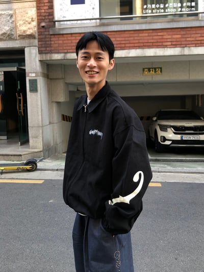 Rock & Roll 街頭噴漆 懷舊工業風  工裝夾克 - 3C14