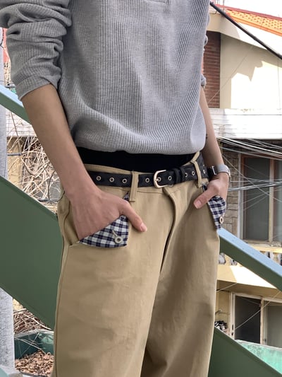 穿搭必備 萬能百搭 豹紋皮帶 - 3C2