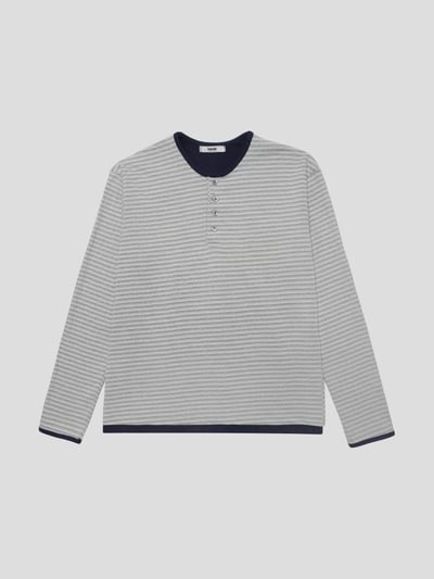 韓國新潮流 雙件式 層疊配色 橫條紋 薄長袖 - 3C20