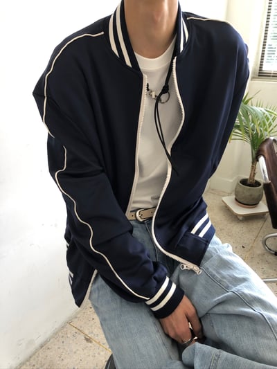 俐落街頭感 繩索項鏈 - 1C10