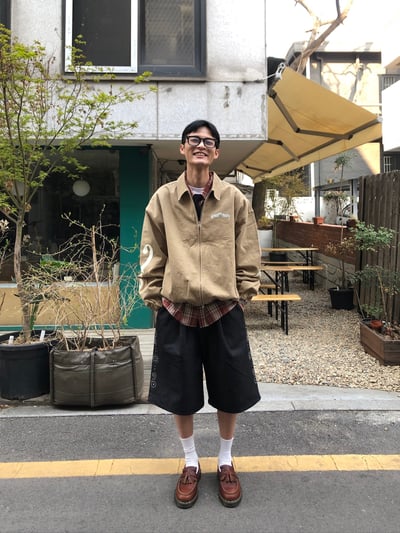 印第安 傳統花紋 高級卯釘 牛仔 百慕達短褲 - 2C9