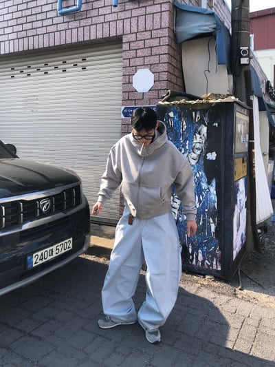 極簡主義 短版 休閒 按扣連帽外套 - 2C17