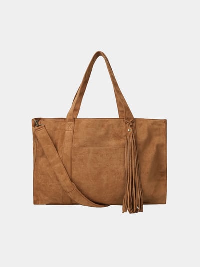 羅馬文藝復興 高檔麂皮 大容量 肩背 托特包 - 2C17