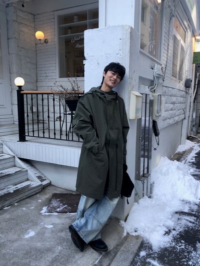 經典休閒 高級街頭 春天 風衣外套 - 3C3