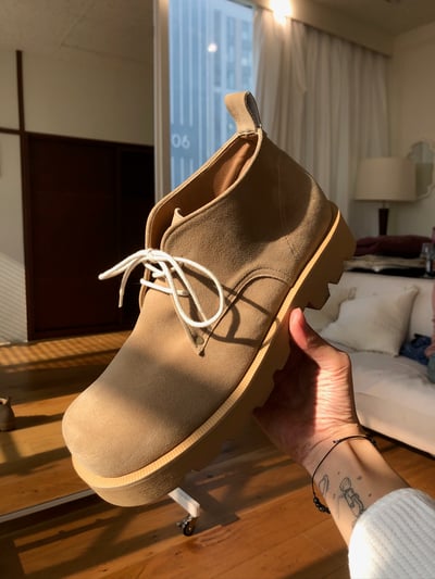 薩哈拉沙摸 高檔沙色 高筒 工靴 - 1C5