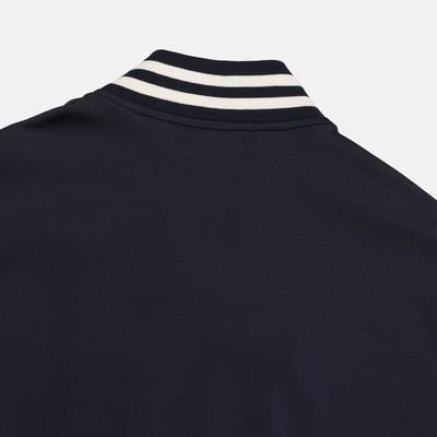 高級街頭 鬆弛神衣 邊線 棒球外套 - 2C24