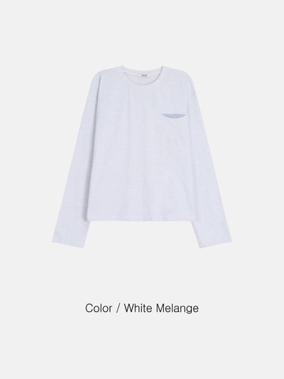 春季必備 口袋配色 短版 薄長袖 - 3C24