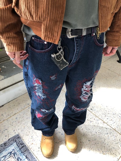 洞洞元素 皮革鑰匙圈 (可放打火機) - 2C11