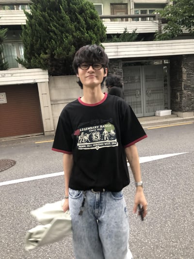 西部牛仔 復古王者 配色細節 短版 短袖 - 3C9