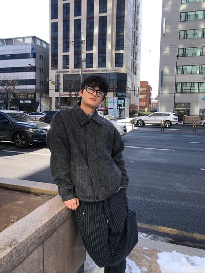 高檔系列 馬海毛 短版 立領 大衣 - 2C10