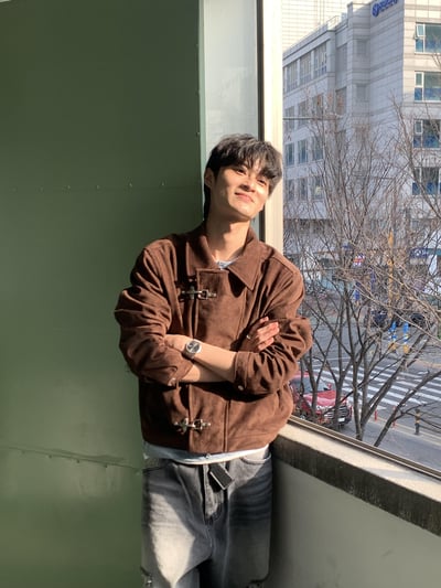 街頭潮流 消防扣 麂皮 短版 薄夾克 - 2C12