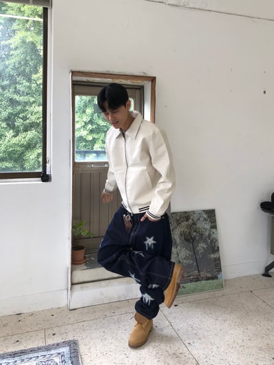 素雅幹練 亮感 皮革 短版 夾克 - 2C11