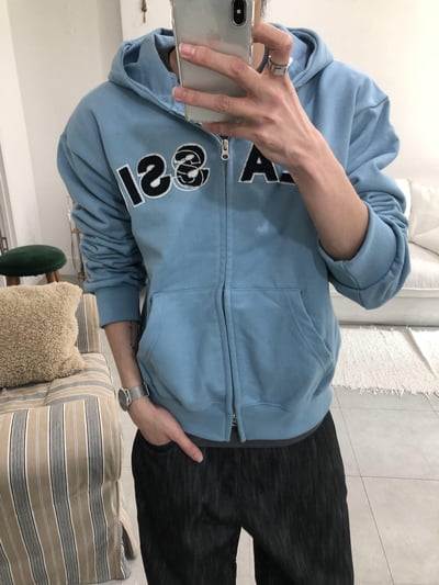 Classic 美式經典 刺繡短版 連帽外套 - 3C19