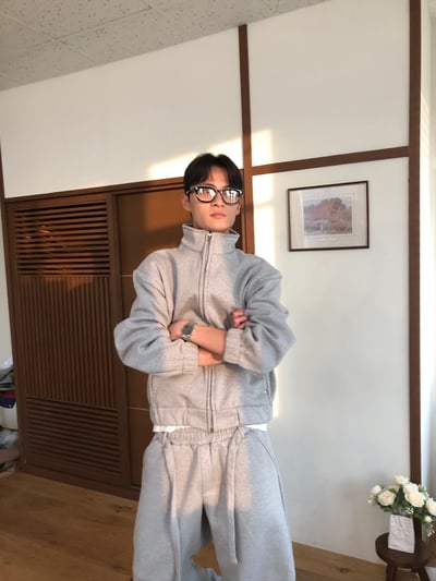 潮流版型霸主 立領短版 休閒 刷毛外套 (set-up) - 2C16