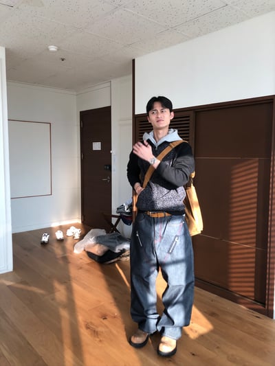 一枝獨秀 街頭氛圍 豹紋配色 微短版 外套 - 2C14